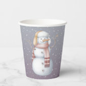 ベビーその冷たい外ベビーシャワー紙カップ 紙コップ (正面)