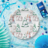 ベビーその冷たい外ベビースシャワー紙プレート ペーパープレート (パーティー)