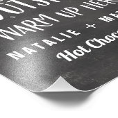 ベビーその冷たい外ホットチョコレートバー フォトプリント            (角)