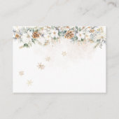 ベビーその冷たい外側の最も近いライン赤ちゃんシャワー エンクロージャーカード (裏面)