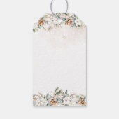 ベビーその冷たい外側の最も近いライン赤ちゃんシャワー ギフトタグ (裏面)