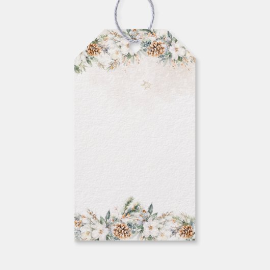 ベビーその冷たい外側の最も近いライン赤ちゃんシャワー ギフトタグ (裏面)