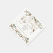 ベビーその冷たい外側の最も近いライン赤ちゃんシャワー スタンダードカクテルナプキン (角)