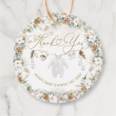 ベビーその冷たい外側の最も近いライン赤ちゃんシャワー フェイバータグ (正面)