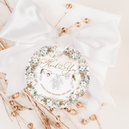 ベビーその冷たい外側の最も近いライン赤ちゃんシャワー フェイバータグ