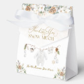 ベビーその冷たい外側の最も近いライン赤ちゃんシャワー フェイバーボックス (正面)