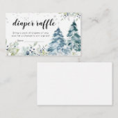 ベビーその冷たい外側の極性クマおむつラッフル エンクロージャーカード (正面/裏面)