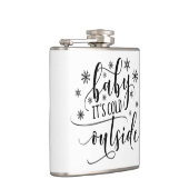 ベビーその冷たい外白黒書 フラスク (右)