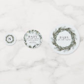 ベビーその冷たい屋外ベビーシャワーパーティーデコル コンフェッティ (裏面)