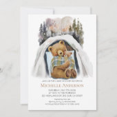 ベビーその冷たい屋外ベビーシャワー招待状 招待状 (正面)