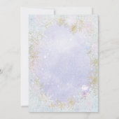 ベビーその冷たい屋外ベビーシャワー招待状 招待状 (裏面)