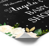 ベビーその冷たい屋外ベビーシャワー歓迎サイン ポスター (角)