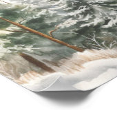 ベビーその冷たい屋外ベビーシャワー歓迎サイン ポスター (角)