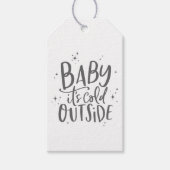 ベビーその寒い外の休日 ギフトタグ (正面)