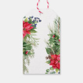 ベビーその寒い外の冬の赤ちゃんシャワーの好意 ギフトタグ (裏面)