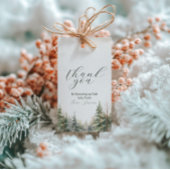 ベビーその寒い外の冬の赤ちゃんシャワー ギフトタグ