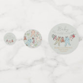 ベビーその寒い外の冬の赤ちゃんシャワー コンフェッティ (正面)