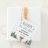 ベビーその寒い外の冬の赤ちゃんシャワー フェイバータグ (インサイチュ)