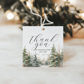 ベビーその寒い外の冬の赤ちゃんシャワー フェイバータグ