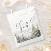 ベビーその寒い外の冬の赤ちゃんシャワー フェイバーバッグ (クリップ留めされた状態)