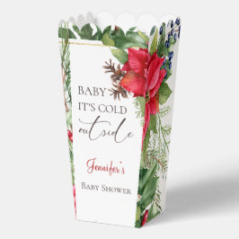 ベビーその寒い外の冬の赤ちゃんシャワー フェイバーボックス