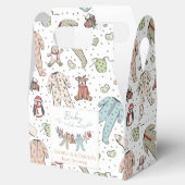 ベビーその寒い外の冬の赤ちゃんシャワー フェイバーボックス (オープン)