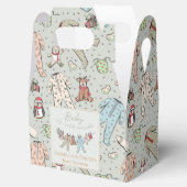 ベビーその寒い外の冬の赤ちゃんシャワー フェイバーボックス (オープン)