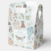 ベビーその寒い外の冬の赤ちゃんシャワー フェイバーボックス (オープン)