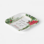 ベビーその寒い外の冬の赤ちゃんシャワー ペーパープレート (傾斜あり)