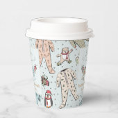 ベビーその寒い外の冬の赤ちゃんシャワー 紙コップ (右)