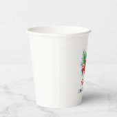 ベビーその寒い外の冬の赤トラック赤いシャワー 紙コップ (右)