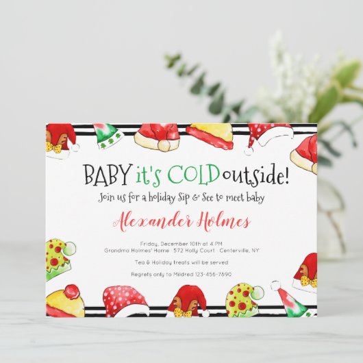 ベビーそれが寒い外の休日のsipと見る 招待状 (スタンド正面)