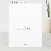 ベビーそれはです冷たい外のクリスマスカード(SF 8.5x11) カード (裏面)