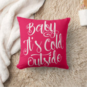 ベビーそれは冷たい外のカスタムな色です クッション (ブランケット)