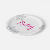 ベビーそれは冷たい外のプレートです ペーパープレート (アングル)