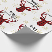 ベビーそれは冷たい外側です ラッピングペーパー (角)