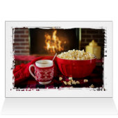 ベビーそれは冷たい外側のロマンチックな休日カードです (内部横(上))