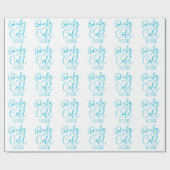 ベビーそれは冷たい外側の包装紙です ラッピングペーパー (フラット)