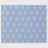 ベビーそれは平静の青の冷たい外側です ラッピングペーパー (フラット)