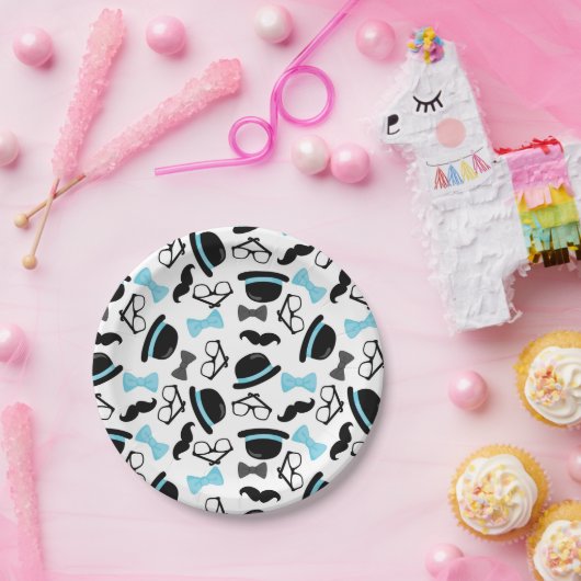 ベビーそれは男の子の青い髭の小さい人です ペーパープレート (パーティー)