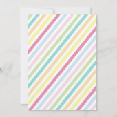 ベビーだ！ベビーシャワー招待状 招待状 (裏面)