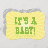 ベビーだ 案内状 (正面/裏面)