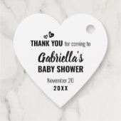 ベビーづくりポーションおもしろいシャワーありがとうハート フェイバータグ (裏面)