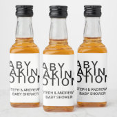 ベビーづくりポーション夫婦の赤ちゃんシャワー リキュールボトルラベル (ボトル)