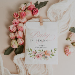 ベビーで開花ガールベビーシャワーバッグ フェイバーバッグ