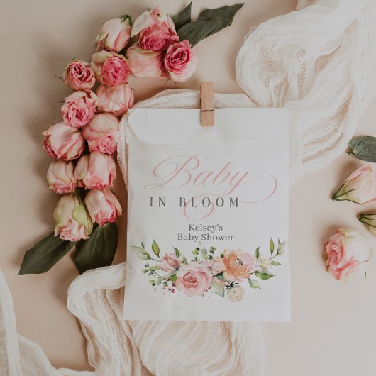 ベビーで開花ガールベビーシャワーバッグ フェイバーバッグ