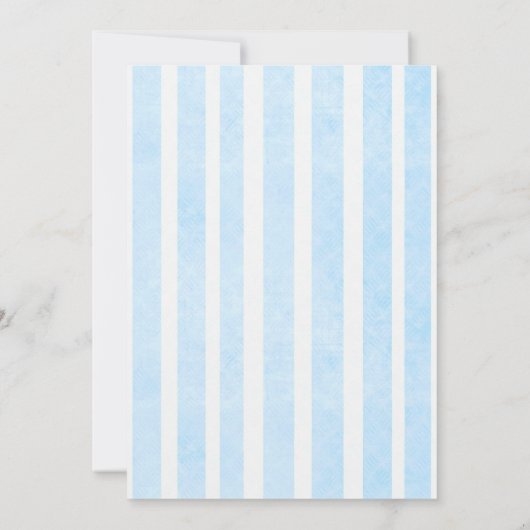 ベビーとテディベアボーイズ赤ちゃんシャワー招待状 招待状 (裏面)