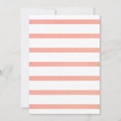 ベビーとバブーブリーブランチ女の子のための赤ちゃんシャワー 招待状 (裏面)