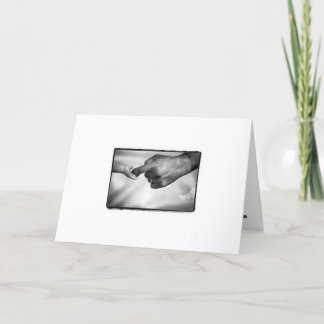 ベビーとパパが手元にある カード