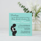 ベビーとファミリースプリンクルシャワーランチョンティーパーティー 招待状 (スタンド正面)